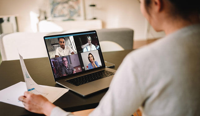 Online video call