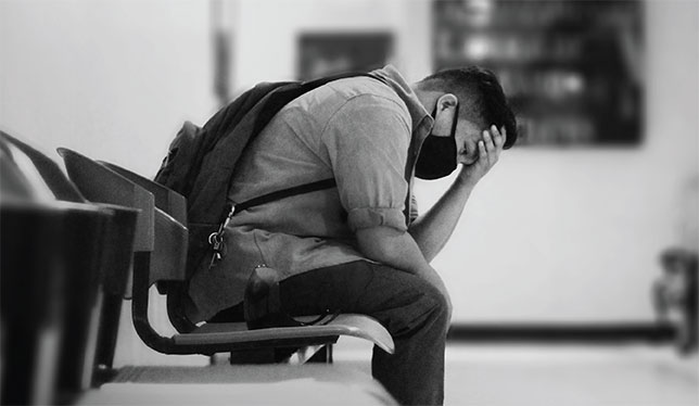worried man
