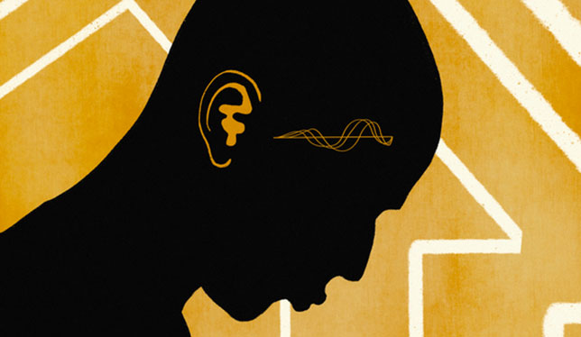 Illustration of a dark silhouette of a person.